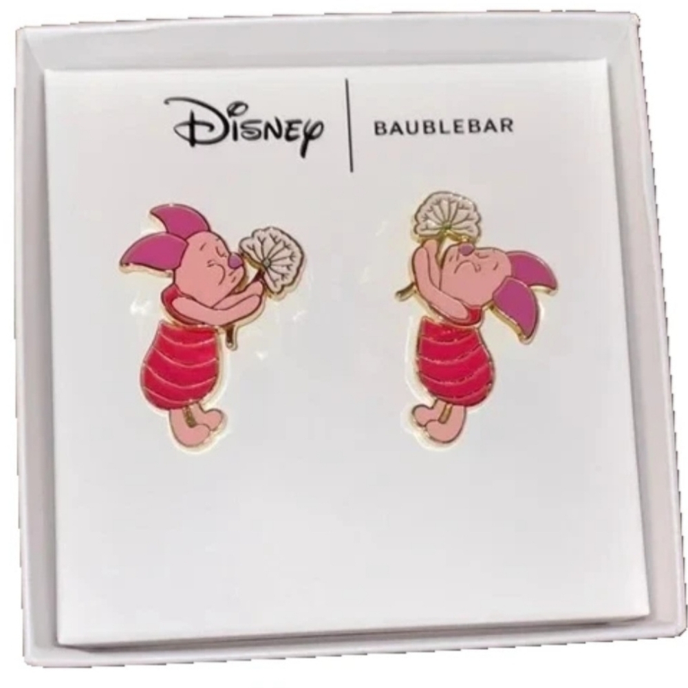 Viral Disney baublebar piglet valentine dangle earrings